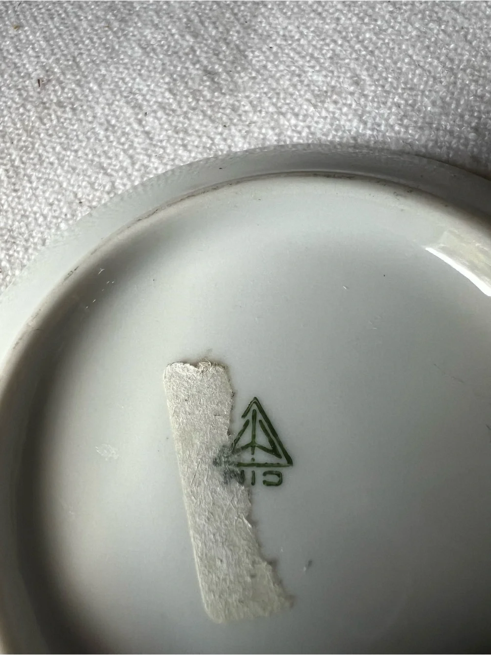 Puerta de Alcalá Madrid Decorative Trinket Dish with Gold Accent